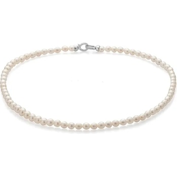 Image 1 of Swan Колие от бели следководни естествени перли RRICENW Swan