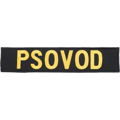 Nášivka PSOVOD zádová velká VELCRO