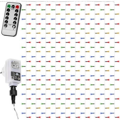 Voltronic Vianočný záves 6 x 3 m 600 LED farebný
