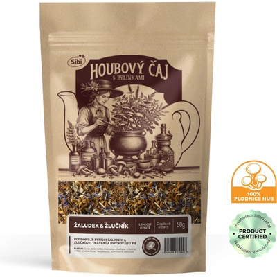 Sibi Žaludek a žlučník Houbový čaj 50 g