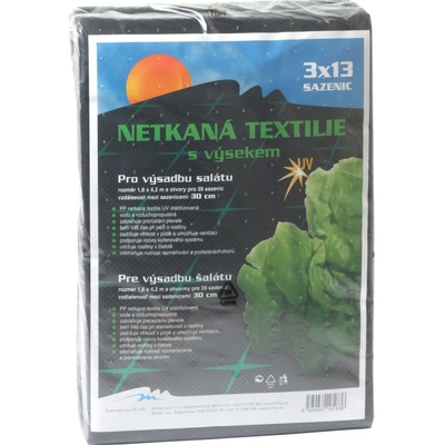 Neotex netkaná textília výsek čierny 45g šaláty 1,6 x 4,2 m