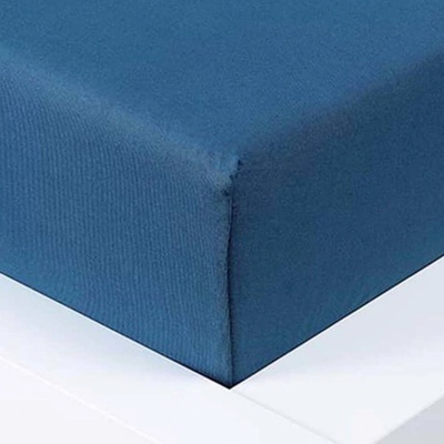 Xpose Jersey prostěradlo Exclusive tmavě modré 120x200
