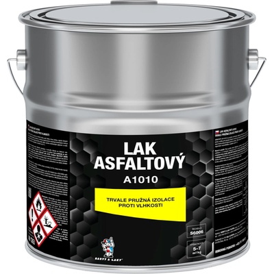 A1010 asfaltový lak izolačný náter, čierny, 9 kg