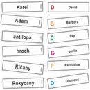 Abeceda - kartičky se slovy