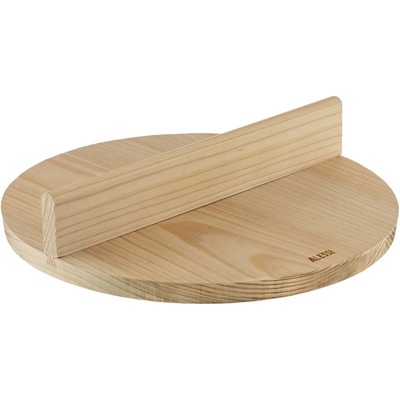 Alessi poklice Otoshibuta Convivio 20 cm dřevo