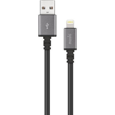 Moshi Lightning to USB Cable 3 m. - Lightning кабел за iPhone, iPad, iPod с Lightning (300 см) (черен)