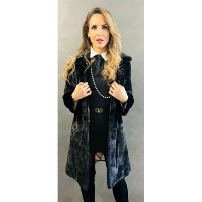 Max Original Leather Kožuch z pravej norky S-85 black