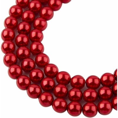 Manumi Voskové perličky 6mm červene - 150 ks