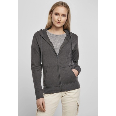 Build Your Brand dámska mikina BY069 Charcoal Heather