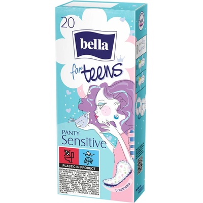 Bella Ежедневни дамски превръзки Bella for Teens Panty Sensitive 20бр (Т-211011)