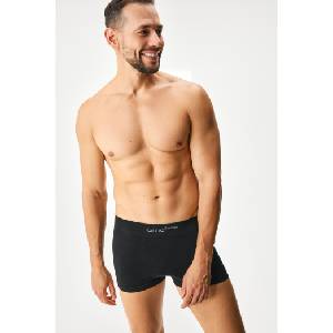 Gino Бамбукови боксерки Black безшевни (Bamboo53004_black)