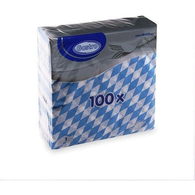 Wimex ubrousky 1V BAVORSKO modré 100ks 33x33cm