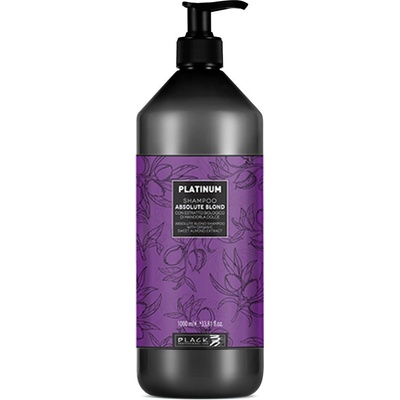 Black Platinum Absolute Blond Shampoo s extraktem z organických mandlí 1000 ml