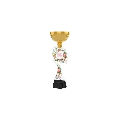 Poháry Bauer Akrylátová trofej ACUPCGM128 Květinová edice