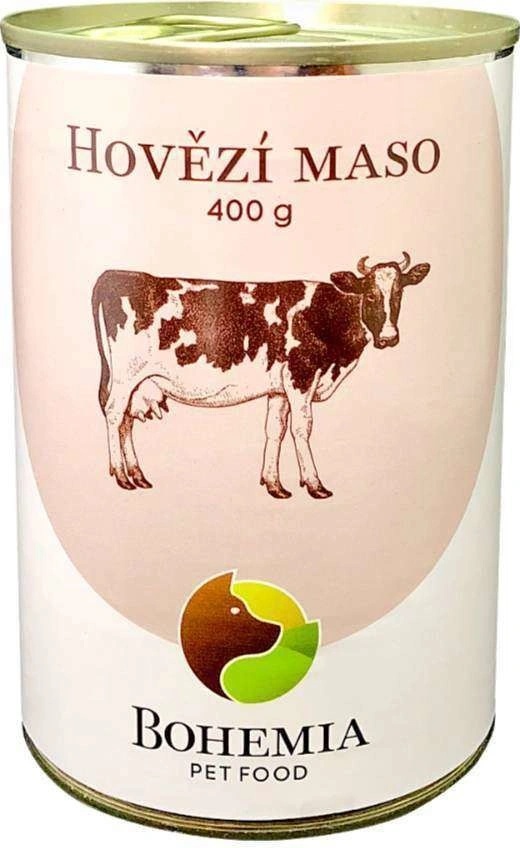 Bohemia Pet Food Hovädzie mäso vo vlastnej šťave 400 g Bohemia Pet Food Hovädzie mäso vo vlastnej šťave 400 g