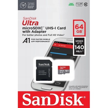 SanDisk microSDXC 64GB SDSQUAB-064G-GN6MA
