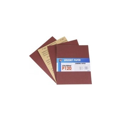 Brúsny papier 230x280mm, P120, 10ks