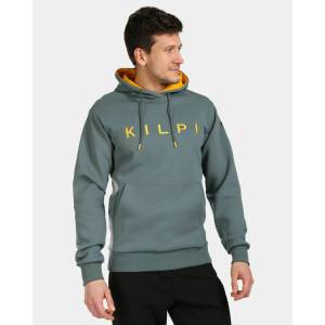 Kilpi Мъжки памучен суичър с качулка Kilpi SALAMANA-M Тъмно зелен Kilpi | Zelen | МЪЖЕ | L