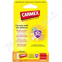 Carmex Tropical Sun Defense ochranný balzam na pery SPF30 4,25 g