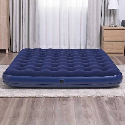 Bestway Надуваемо легло Синьо 203 x 152 x 22 cm ПВЦ (42007935)