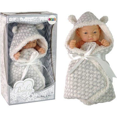 LEAN TOYS Sweet Baby v zavinovačke sivá