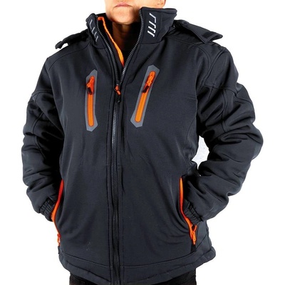 Pánská bunda softshell eurojeans modrooranžová – Zboží Dáma