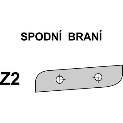 VBD Z2 pro frézu na výplně univerzál K-427 - spodní braní