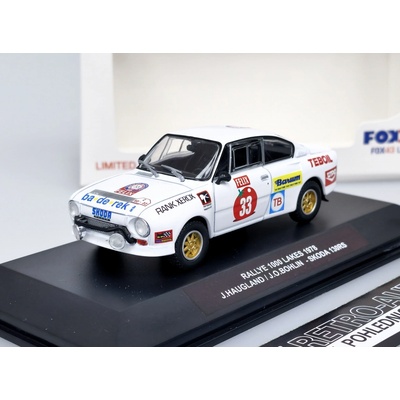 FOX18 Škoda 130RS n. 33 Rallye 1000 Lakes 1978 1:43