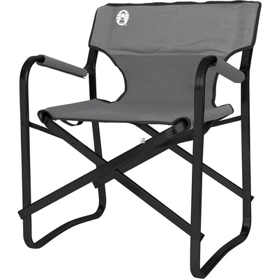 Coleman Coleman Steel Deck Chair 2000038340 сгъваем къмпинг стол, сив/черен (2000038340)