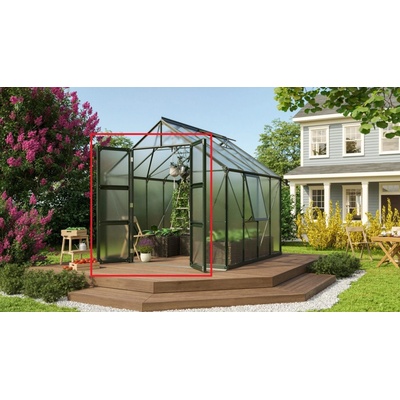 Lanit Plast Dvoukřídlé dveře Vitavia zelené 40004236 LG4280