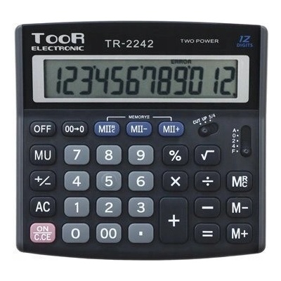 TooR ELECTRONIC Kancelářská kalkulačka TR-2242 TOOR