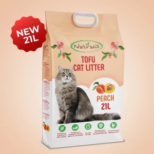 Naturalis Tofu Cat Litter 21 L Peach - 100% натурална котешка тоалетна с праскова