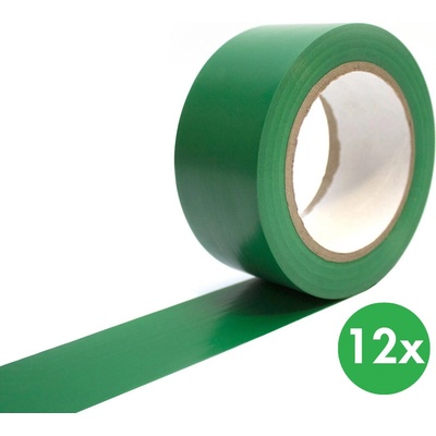 Rocol Samolepicí vyznačovací páska 33 m x 50 mm zelená 12 ks