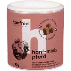 Hanfred Конопени мини с кон - за кучета - 90 г