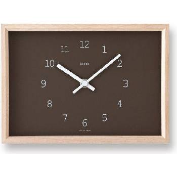 Lemnos Настолен часовник Kaede кафяв (ny14-02 bw)