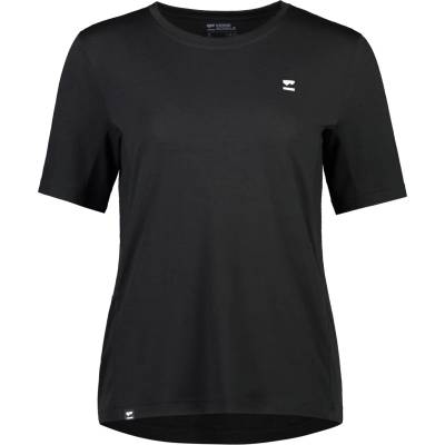 Mons Royale Дамска фланелка с къс ръкав за колоездене Mons Royale Women's Tarn Merino Shift Tee Cycling jersey - Black II - размер XL (156-1306-0415)