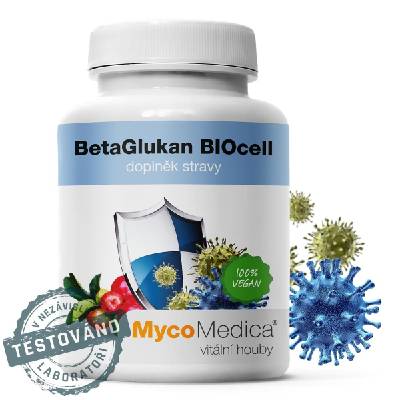 MycoMedica Beta glukan Bio cell 90 kapslí