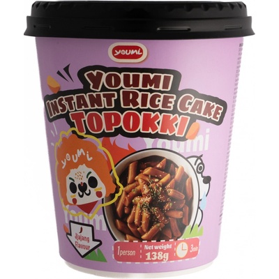 Youmi Koláčiky ryžové Topokki Jjajang cup Youmi 138 g