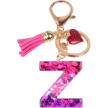 HARAHU Ключодържател Азбука - З / Розова / Сърце kp37993 (37993)