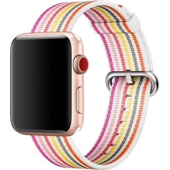 Apple Оригинална текстилна каишка за Apple Watch 42мм, 44мм, 45мм, 46мм, Ultra, Ultra 2 49мм - Apple Watch Woven Nylon Band (розов) (MRHD2ZM/A)