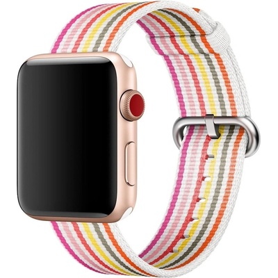 Apple Оригинална текстилна каишка за Apple Watch 42мм, 44мм, 45мм, 46мм, Ultra, Ultra 2 49мм - Apple Watch Woven Nylon Band (розов) (MRHD2ZM/A)