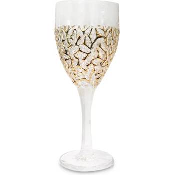 Bohemia 1845 Чаша за вино Bohemia 1845 Nicolette Golden Marble 270ml, 6 броя (1005767)