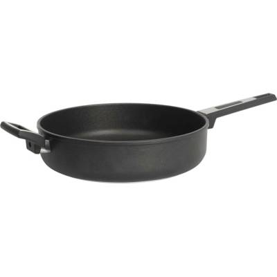 SKK Profesionální titanová pánev hluboká Titanium Durit Indukce ucho ručka 32 cm