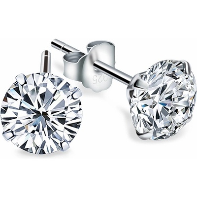 Lunica Stříbrné puzetové náušnice 5 mm 0675