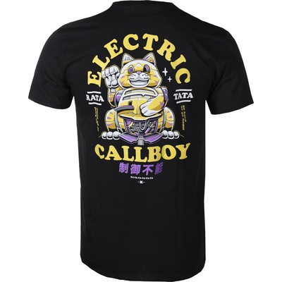 NNM мъжка тениска Electric Callboy - Ratatata Lucky Cat - Черна - 51195200