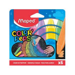 Maped Тебешир MAPED Color Peps Maxi 6 цв