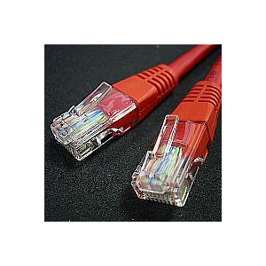 Roline 21.15. 0561 : : UTP Patch кабел Cat. 5e, 5.0 м, AWG24, червен
