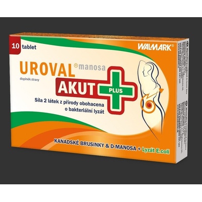 Walmark Uroval manosa Akut 10 tabliet