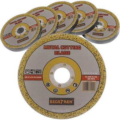 Bigstren Řezný kotouč na kov 125 mm 21639 10 ks