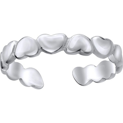 SILVEGO Vesper srdíčkový prsten na nohu ze stříbra ZTD5255